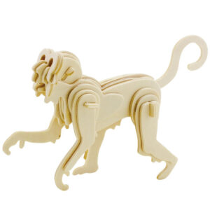 Intra απο ξύλο plywood 3mm-4mm πάχος - Αρχείο DWG 3D ξύλινου παζλ Monkey Δίασταση 30x30 cm Intraeaxys-zo9yn647