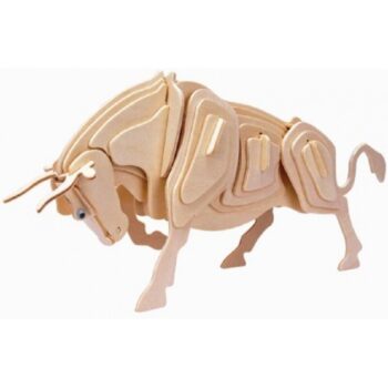 Intra απο ξύλο plywood 3mm-4mm πάχος - Αρχείο 3D ξύλινου παζλ Bull DWG Δίασταση 30x30 cm Intraeaxys-qomm8q8o - Image 1