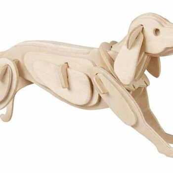 Intra απο ξύλο plywood 3mm-4mm πάχος - Dog 3D Wooden Puzzle DWG File Δίασταση 30x30 cm Intraeaxys-p7ymn557 - Image 1
