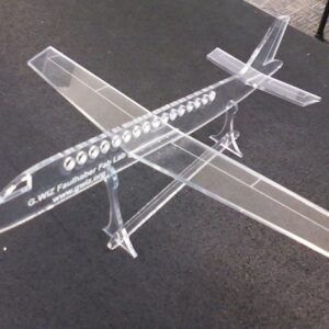 Intra απο ξύλο plywood 3mm-4mm πάχος - Ακρυλικό πρότυπο παιχνιδιών αεροπλάνων Δίασταση 20x20 cm Intraeaxys-qommw45o