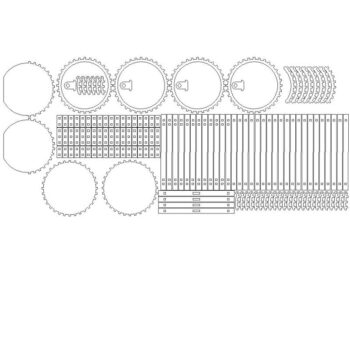 Intra απο ξύλο plywood 3mm-4mm πάχος - Βαρέλι Διπλής Μπαρ Δίασταση 30x30 cm Intraeaxys-r1z02zno - Image 5