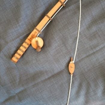 Intra απο ξύλο plywood 3mm-4mm πάχος - Καλάμι ψαρέματος με καρούλι Δίασταση 30x30 cm Intraeaxys-r1z026lo - Image 3