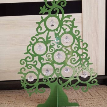 Intra απο ξύλο plywood 3mm-4mm πάχος - Διακόσμηση σπιτιού Χριστουγεννιάτικου Δέντρου Δίασταση 30x30 cm Intraeaxys-ro6ywl67 - Image 1