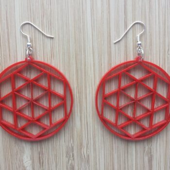 Intra απο ξύλο plywood 3mm-4mm πάχος - Πρότυπα σκουλαρικιών Δίασταση 3x3 cm Intraeaxys-075yv68o - Image 1