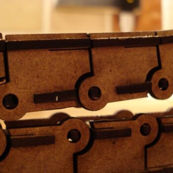 Intra απο ξύλο plywood 3mm-4mm πάχος - Σύρετε την αλυσίδα Δίασταση 30x30 cm Intraeaxys-qom6mkr1 - Image 3