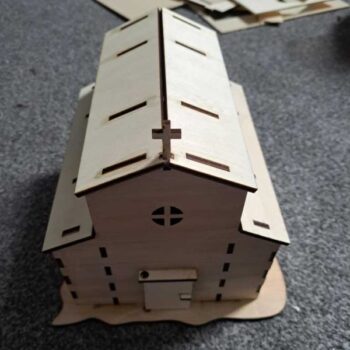 Intra απο ξύλο plywood 3mm-4mm πάχος - Εκκλησία 4mm Δίασταση 40x50 cm Intraeaxys-eox8l9g1 - Image 1