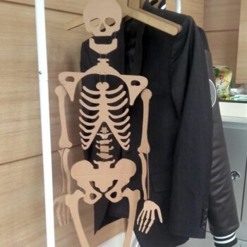 Intra απο ξύλο plywood 3mm-4mm πάχος - Ανθρώπινος Σκελετός Δίασταση 30x30 cm Intraeaxys-ro6dqjq7 - Image 1