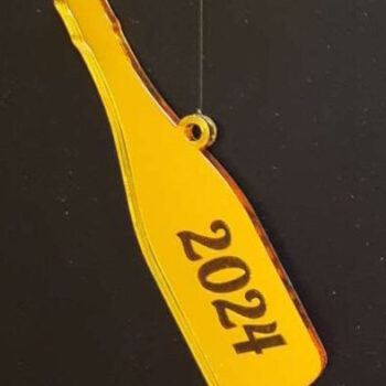 Intra απο ξύλο plywood 3mm-4mm πάχος - Στολίδι σαμπάνιας Δίασταση 10x10 cm Intraeaxys-zo9yrxx7 - Image 1