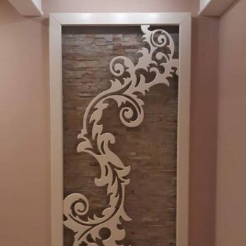 Intra απο ξύλο plywood 3mm-4mm πάχος - Λουλούδι τοίχου Δίασταση 30x30 cm Intraeaxys-voq8zjo2 - Image 1