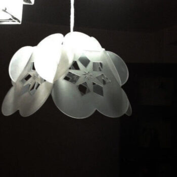 Intra απο ξύλο plywood 3mm-4mm πάχος - Λάμπα λουλουδιών Δίασταση 30x30 cm Intraeaxys-eoxm2v7z - Image 1