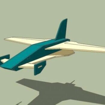 Intra απο ξύλο plywood 3mm-4mm πάχος - Παιχνίδι μοντέλο αεροπλάνου Δίασταση 30x30 cm Intraeaxys-joed0y81 - Image 1