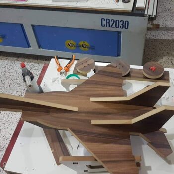 Intra απο ξύλο plywood 3mm-4mm πάχος - Μίνι μαχητικό αεροσκάφος F-15 Δίασταση 30x30 cm Intraeaxys-lopq5yz7 - Image 1