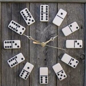 Intra απο ξύλο plywood 3mm-4mm πάχος - Ρολόι Domino DIY Δίασταση 30x30 cm Intraeaxys-075y5rpo