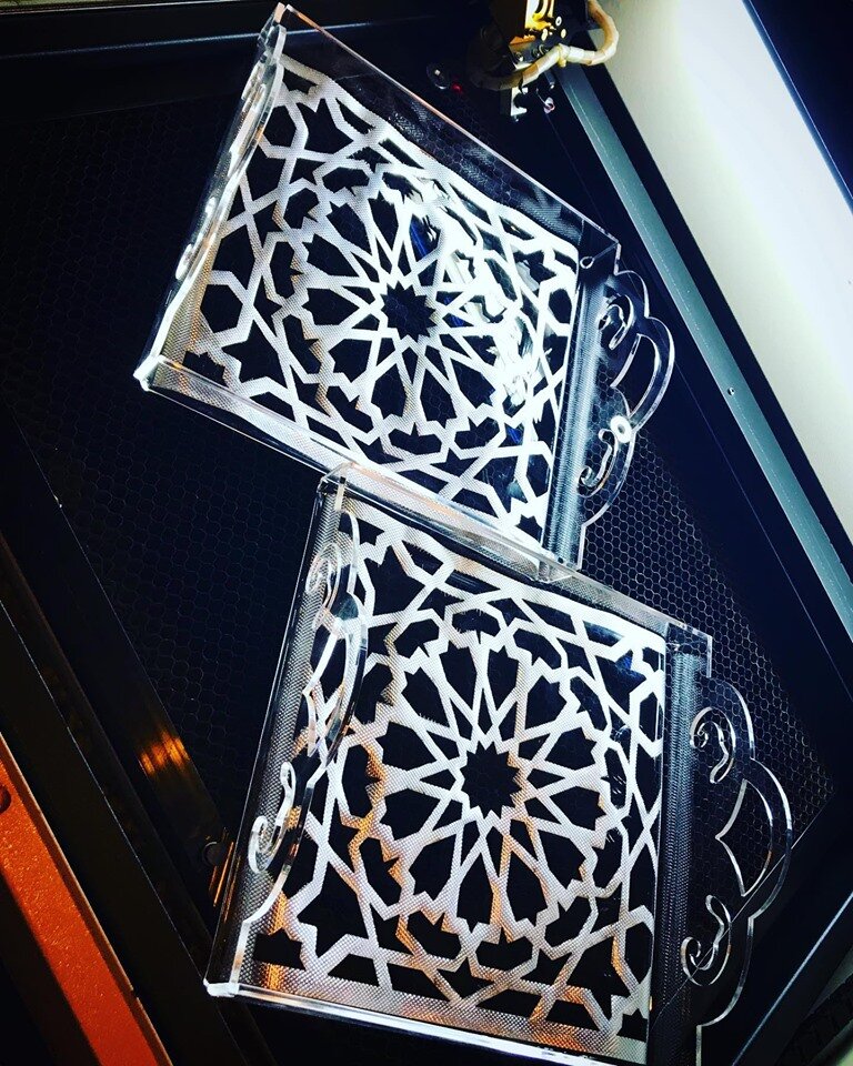 Intra απο ξύλο plywood 3mm-4mm πάχος - Ακρυλικός Δίσκος Πλήρης Δίασταση 20x20 cm Intraeaxys-eo20kwl7