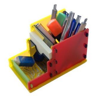 Intra απο ξύλο plywood 3mm-4mm πάχος - Acrylic Desktop Organizer Αρχείο PDF Δίασταση 20x20 cm Intraeaxys-67wle0l1 - Image 1