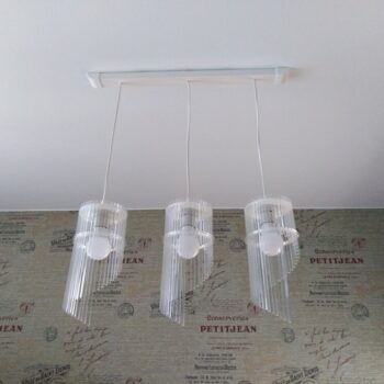 Intra απο ξύλο plywood 3mm-4mm πάχος - Φωτιστικό Κρεμαστό Φωτιστικό Δίασταση 30x30 cm Intraeaxys-voq2ke5o - Image 1