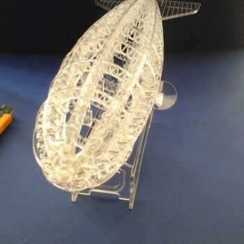 Intra απο ξύλο plywood 3mm-4mm πάχος - Μοντέλο αερόπλοιου τρισδιάστατο παζλ Δίασταση 30x30 cm Intraeaxys-qommyg5o - Image 4