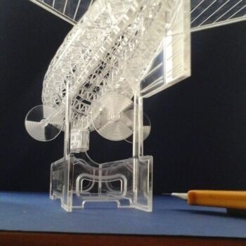 Intra απο ξύλο plywood 3mm-4mm πάχος - Μοντέλο αερόπλοιου τρισδιάστατο παζλ Δίασταση 30x30 cm Intraeaxys-qommyg5o - Image 5