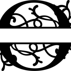 Intra απο ξύλο plywood 3mm-4mm πάχος - Διαίρεση μονογράμματος Γράμμα Ο Δίασταση 30x30 cm Intraeaxys-eoxll34o