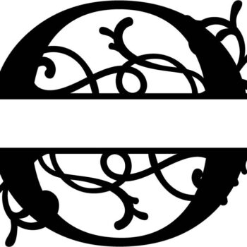 Intra απο ξύλο plywood 3mm-4mm πάχος - Διαίρεση μονογράμματος Γράμμα Ο Δίασταση 30x30 cm Intraeaxys-eoxll34o - Image 1