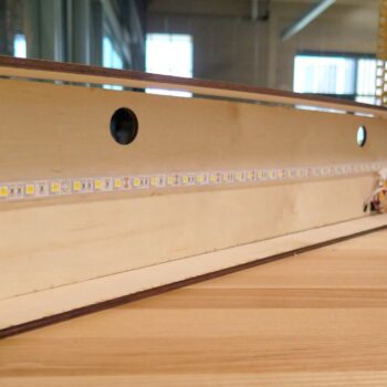 Intra απο ξύλο plywood 3mm-4mm πάχος - Διακόσμηση Επιτραπέζιου Ελαφρύ Κόντρα πλακέ Ακρυλικό Δίασταση 20x20 cm Intraeaxys-51rrjp01 - Image 3