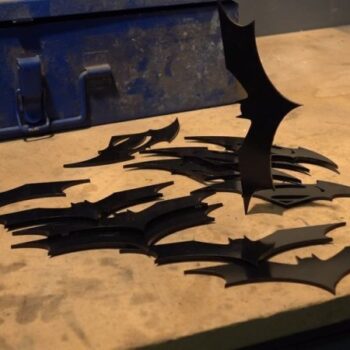 Intra απο ξύλο plywood 3mm-4mm πάχος - Batarangs Δίασταση 30x30 cm Intraeaxys-ro6dy9m7 - Image 5