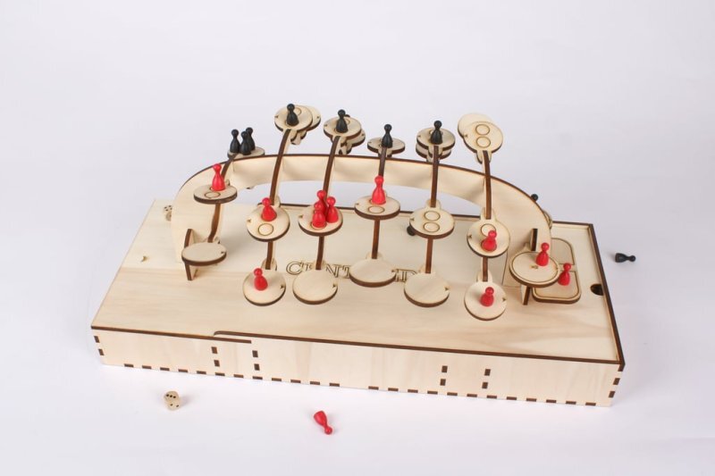 Intra απο ξύλο plywood 3mm-4mm πάχος - Σαρανταποδαρούσα Δίασταση 30x30 cm Intraeaxys-joerdv67