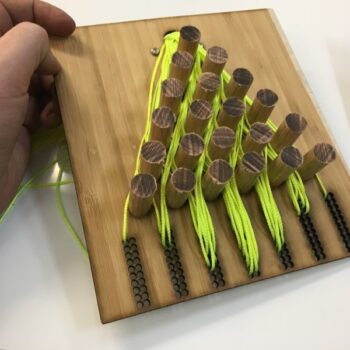 Intra απο ξύλο plywood 3mm-4mm πάχος - Braided Galton Board – Πιθανότητες με String Δίασταση 30x30 cm Intraeaxys-eox8lx41 - Image 1