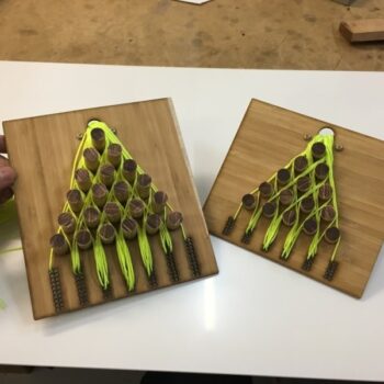 Intra απο ξύλο plywood 3mm-4mm πάχος - Braided Galton Board – Πιθανότητες με String Δίασταση 30x30 cm Intraeaxys-eox8lx41 - Image 3