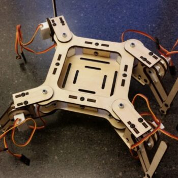 Intra απο ξύλο plywood 3mm-4mm πάχος - mePed Τετράποδο Ρομπότ Δίασταση 30x30 cm Intraeaxys-joereq97 - Image 3