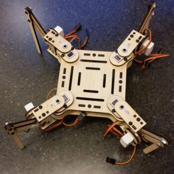 Intra απο ξύλο plywood 3mm-4mm πάχος - mePed Τετράποδο Ρομπότ Δίασταση 30x30 cm Intraeaxys-joereq97 - Image 4