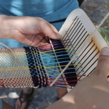 Intra απο ξύλο plywood 3mm-4mm πάχος - Αργαλειός Δίασταση 30x30 cm Intraeaxys-eox89jx1 - Image 1