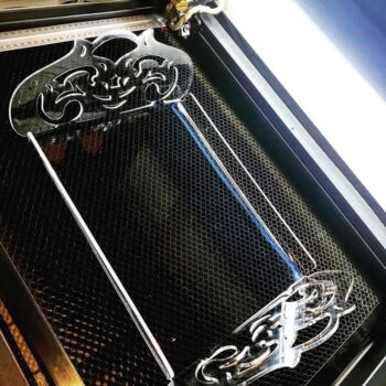 Intra απο ξύλο plywood 3mm-4mm πάχος - Ακρυλικός δίσκος Δίασταση 20x20 cm Intraeaxys-joedxv61 - Image 1