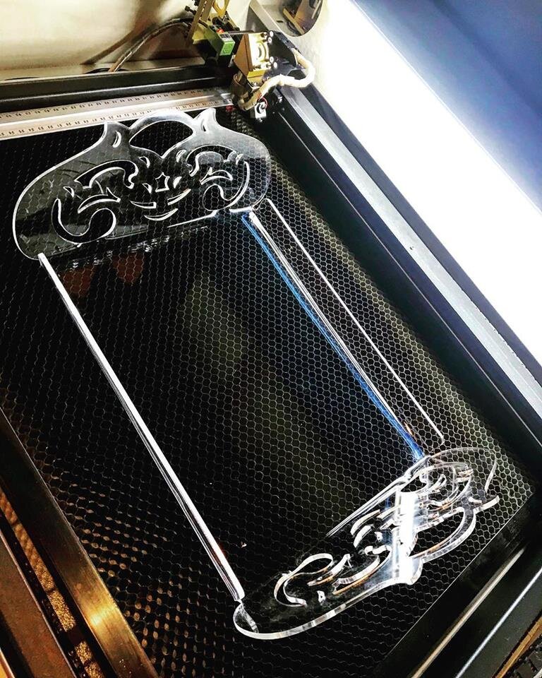 Intra απο ξύλο plywood 3mm-4mm πάχος - Ακρυλικός δίσκος Δίασταση 20x20 cm Intraeaxys-joedxv61