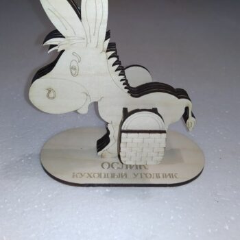 Intra απο ξύλο plywood 3mm-4mm πάχος - Θήκη για οδοντογλυφίδες ζώων για γάιδαρου Διανομέας οδοντογλυφίδων Δίασταση 30x30 cm Intraeaxys-eo4q2qy7 - Image 1