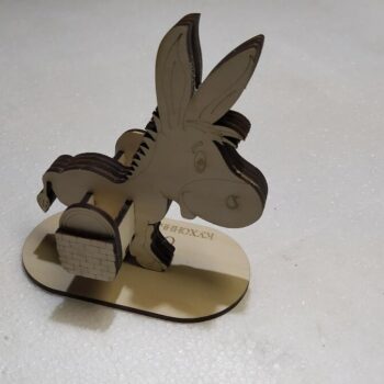 Intra απο ξύλο plywood 3mm-4mm πάχος - Θήκη για οδοντογλυφίδες ζώων για γάιδαρου Διανομέας οδοντογλυφίδων Δίασταση 30x30 cm Intraeaxys-eo4q2qy7 - Image 3