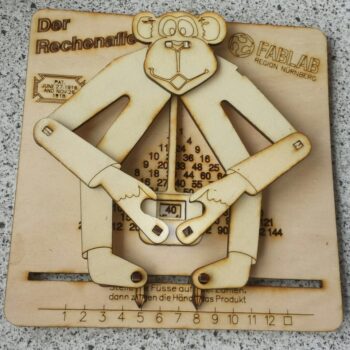 Intra απο ξύλο plywood 3mm-4mm πάχος - Educated Monkey Kids Παιχνίδι Εκμάθηση Πολλαπλασιασμού Μικρών Αριθμών 3mm Κόντρα πλακέ σημύδας Δίασταση 30x30 cm Intraeaxys-e1gke0xo - Image 1