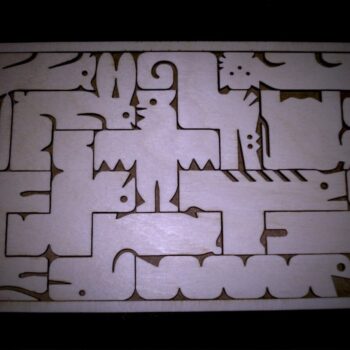 Intra απο ξύλο plywood 3mm-4mm πάχος - Παιχνίδι παζλ ζώων για παιδιά Δίασταση 30x30 cm Intraeaxys-p7ymznp7 - Image 6