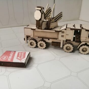 Intra απο ξύλο plywood 3mm-4mm πάχος - ZRPK Pantsir-S1 3mm Δίασταση 30x30 cm Intraeaxys-67wlnzm1 - Image 3