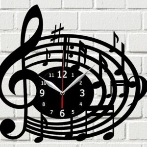 Intra απο ξύλο plywood 3mm-4mm πάχος - Ρολόι μελωδίας Δίασταση 30x30 cm Intraeaxys-lopq28k7