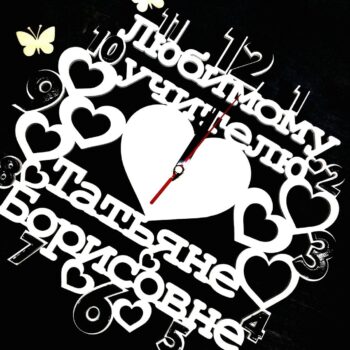 Intra απο ξύλο plywood 3mm-4mm πάχος - Chasy Imenny Uchitelyu Δίασταση 30x30 cm Intraeaxys-e1gk3gxo - Image 1