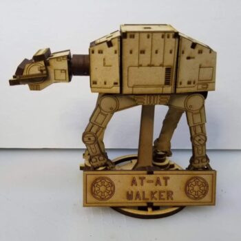 Intra απο ξύλο plywood 3mm-4mm πάχος - Star Wars AT-AT Walker Δίασταση 30x30 cm Intraeaxys-eo4y45go - Image 1