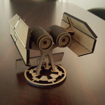 Intra απο ξύλο plywood 3mm-4mm πάχος - Star Wars Tie Bomber Δίασταση 30x30 cm Intraeaxys-51r8q2v7 - Image 1