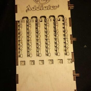 Intra απο ξύλο plywood 3mm-4mm πάχος - Υπολογιστής διαφανειών Addiator Δίασταση 30x30 cm Intraeaxys-eo4y4z8o - Image 3