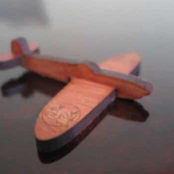 Intra απο ξύλο plywood 3mm-4mm πάχος - Supermarine Spitfire Aircraft MDF 6mm Δίασταση 30x30 cm Intraeaxys-voq236qo - Image 1