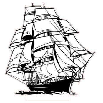 Intra απο ξύλο plywood 3mm-4mm πάχος - Αποστολή 3D LED Night Light Δίασταση 30x30 cm Intraeaxys-eo2gjl18 - Image 1