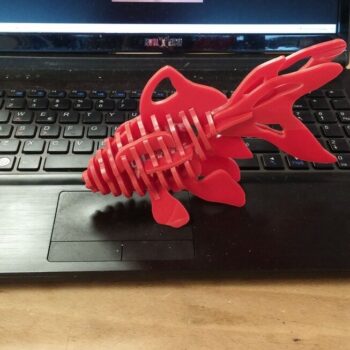 Intra απο ξύλο plywood 3mm-4mm πάχος - Goldfish 3D Puzzle 2,7mm Κόντρα πλακέ Δίασταση 30x30 cm Intraeaxys-6o3yl0q7 - Image 4