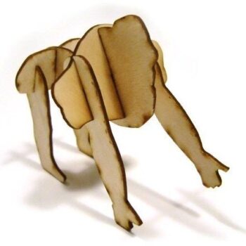 Intra απο ξύλο plywood 3mm-4mm πάχος - Κόντρα πλακέ 3D Puzzle Gorilla 1mm Δίασταση 30x30 cm Intraeaxys-voq2zpqo - Image 4