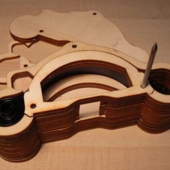 Intra απο ξύλο plywood 3mm-4mm πάχος - Κάμερα Pinhole Δίασταση 30x30 cm Intraeaxys-m1d6j337 - Image 1