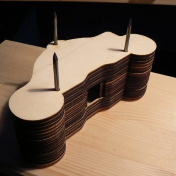 Intra απο ξύλο plywood 3mm-4mm πάχος - Κάμερα Pinhole Δίασταση 30x30 cm Intraeaxys-m1d6j337 - Image 3